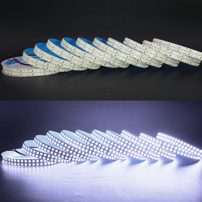 DC12V SMD5054 Dual Row High Density 3000K 9000K White LED Strip Lights 240LEDs/m DC12V SMD5054 Dual Row High Density 3000K 9000K White LED Strip Lights 240LEDs/m